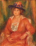 Pierre-Auguste Renoir Portrait de femme assise oil painting reproduction