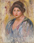 Pierre-Auguste Renoir Portrait of a Woman (Gabrielle Renard), 1912 oil painting reproduction