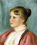 Pierre-Auguste Renoir Portrait of a Woman, 1897 oil painting reproduction