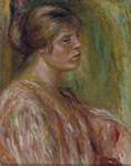 Pierre-Auguste Renoir Portrait of a Woman oil painting reproduction