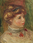 Pierre-Auguste Renoir Portrait of a Woman 2 oil painting reproduction