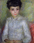 Pierre-Auguste Renoir Portrait of a Young Girl, 1878 oil painting reproduction