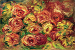 Pierre-Auguste Renoir Armful of Roses, 1918 1 oil painting reproduction