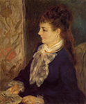 Pierre-Auguste Renoir Portrait of an Anonymous Sitter - 1875 oil painting reproduction