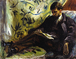 Pierre-Auguste Renoir Portrait of Edmond Maitre, 1871 oil painting reproduction