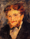 Pierre-Auguste Renoir Portrait of Eugene Pierre Lestringuez - 1878 oil painting reproduction