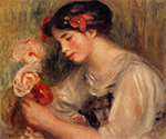 Pierre-Auguste Renoir Portrait of Gabrielle - 1800 oil painting reproduction