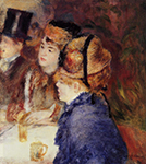 Pierre-Auguste Renoir At the Cafe, 1877 oil painting reproduction
