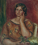 Pierre-Auguste Renoir Portrait of Gertrude Osthaus, 1913 oil painting reproduction