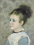 Pierre-Auguste Renoir Portrait of Jeanne Sisley, 1875 oil painting reproduction