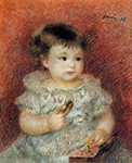 Pierre-Auguste Renoir Portrait of Lucien Daudet, 1875 oil painting reproduction