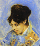 Pierre-Auguste Renoir Portrait of Madame Claude Monet, 1872 oil painting reproduction