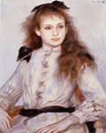 Pierre-Auguste Renoir Portrait of Madeleine Adam, 1887 oil painting reproduction