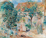 Pierre-Auguste Renoir At the Garden in Bretagne, 1886 oil painting reproduction
