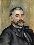 Pierre-Auguste Renoir Portrait of Stephane Mallarme, 1892 02 oil painting reproduction