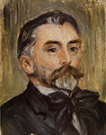 Pierre-Auguste Renoir Portrait of Stephane Mallarme, 1892 oil painting reproduction