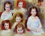 Pierre-Auguste Renoir Portraits of Marie-Sophie Chocquet - 1876 oil painting reproduction