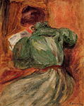 Pierre-Auguste Renoir Reader in Green, 1894 oil painting reproduction