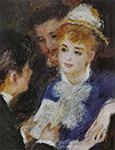 Pierre-Auguste Renoir Reading the Part, 1874-76 oil painting reproduction