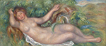 Pierre-Auguste Renoir Reclining Nude, 1902 oil painting reproduction