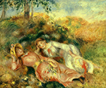 Pierre-Auguste Renoir Reclining Women, 1893 oil painting reproduction