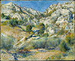 Pierre-Auguste Renoir Rocky Craggs at l'Estaque, 1882 oil painting reproduction