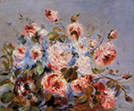 Pierre-Auguste Renoir Roses from Wargemont, 1885 oil painting reproduction
