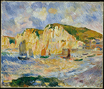 Pierre-Auguste Renoir Sea and Cliffs, 1883 oil painting reproduction