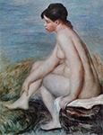 Pierre-Auguste Renoir Seated Bather, 1882 oil painting reproduction
