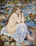 Pierre-Auguste Renoir Seated Bather, 1883-84 oil painting reproduction