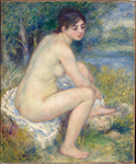 Pierre-Auguste Renoir Seated Bather 2, 1883 oil painting reproduction