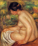 Pierre-Auguste Renoir Seated Nude in Profile (also known as Gabrielle), 1913 oil painting reproduction