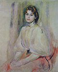 Pierre-Auguste Renoir Seated Young Woman, 1890 oil painting reproduction
