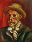 Pierre-Auguste Renoir Self Portrait, 1910 oil painting reproduction