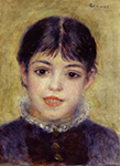 Pierre-Auguste Renoir Smiling Young Girl, 1878 oil painting reproduction