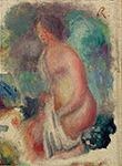 Pierre-Auguste Renoir Bather 02 oil painting reproduction