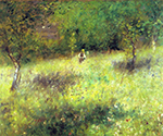 Pierre-Auguste Renoir Spring at Chatou, 1872-73 oil painting reproduction