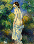Pierre-Auguste Renoir Standing Nude - 1889 oil painting reproduction
