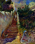 Pierre-Auguste Renoir Steps in Algiers,1882 oil painting reproduction