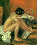 Pierre-Auguste Renoir Bather Drying Her Feet, 1907 oil painting reproduction