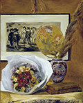 Pierre-Auguste Renoir Still Life with Bouquet, 1871 oil painting reproduction