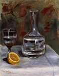 Pierre-Auguste Renoir Still Life with Carafe - 1892 oil painting reproduction