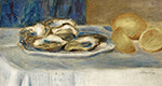Pierre-Auguste Renoir Still Life with Lemons and Oysters, 1800 oil painting reproduction