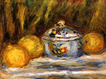 Pierre-Auguste Renoir Sugar Bowl and Lemons, 1915 oil painting reproduction