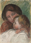 Pierre-Auguste Renoir Suzanne and Jean, 1895 oil painting reproduction