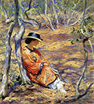 Guy Rose In the Oak Grove, 1919 oil painting reproduction
