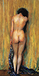Guy Rose Standing Nude oil painting reproduction