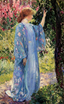 Guy Rose The Blue Kimono, 1910 oil painting reproduction