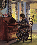 Guy Rose The Difficult Reply, 1910 oil painting reproduction