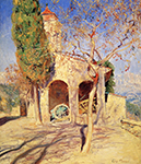 Guy Rose The Old Church at Cagnes oil painting reproduction